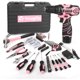 thumbnail image 1 of Taladro inalámbrico Yougfin 12V 1.5Ah 15Nm Kit 195 piezas Rosa, 1 of 3
