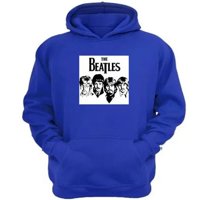 Genérico - Polerón Canguro The Beatles Azul Talla M Unisex