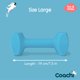 thumbnail image 4 of Entrenador con mancuernas para perros grandes y cachorros (azul), 4 of 7