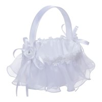 Bothyi - Cesta De Flores De Boda Almacenamiento De Dulces Símbolo Dulce Decoración Rosa