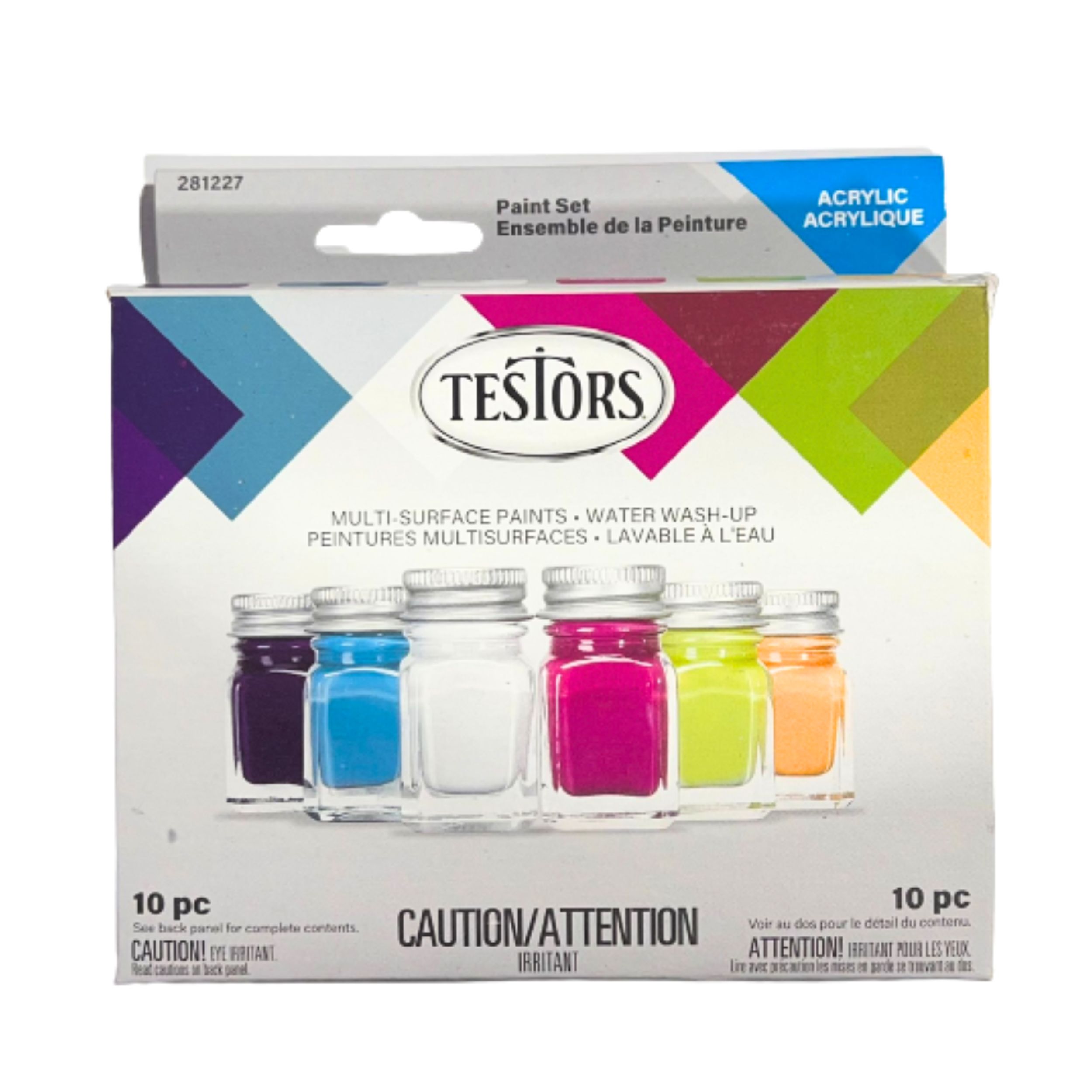 Set De 6 Pinturas Acrílicas Colores Varios - Testors