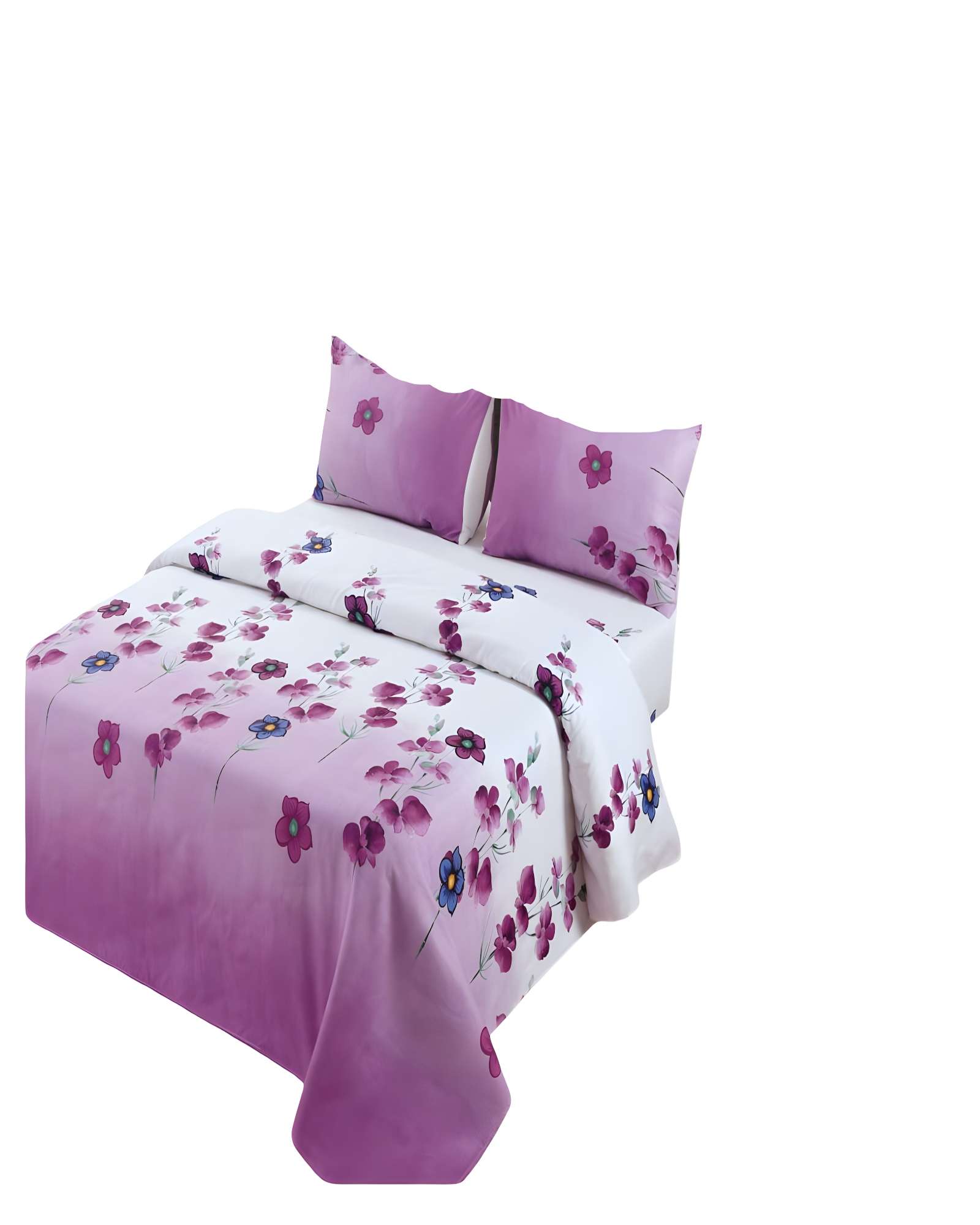 Genérico - Set De Sabanas 100% Algodon Super King Blanco C1