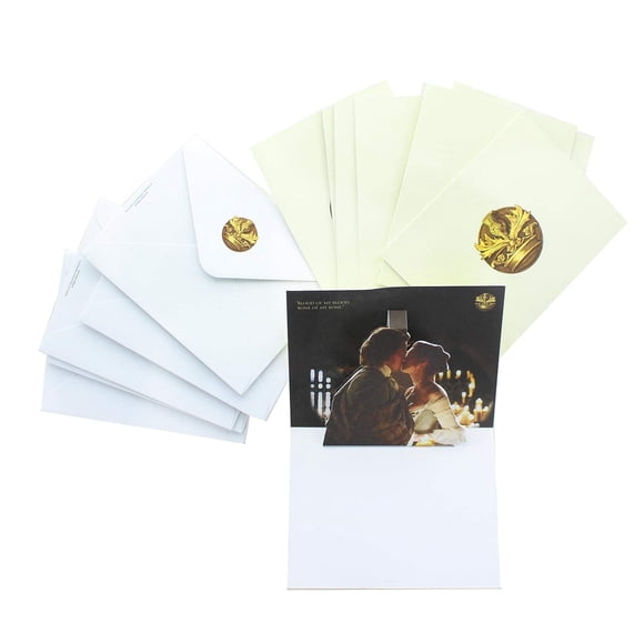 Tarjetas de notas desplegables Factory Entertainment Outlander, paquete de 8