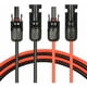 thumbnail image 4 of Cable alargador para panel solar con conector MC4 rojo + negro juego de 2 piezas, 3m, 4 of 5