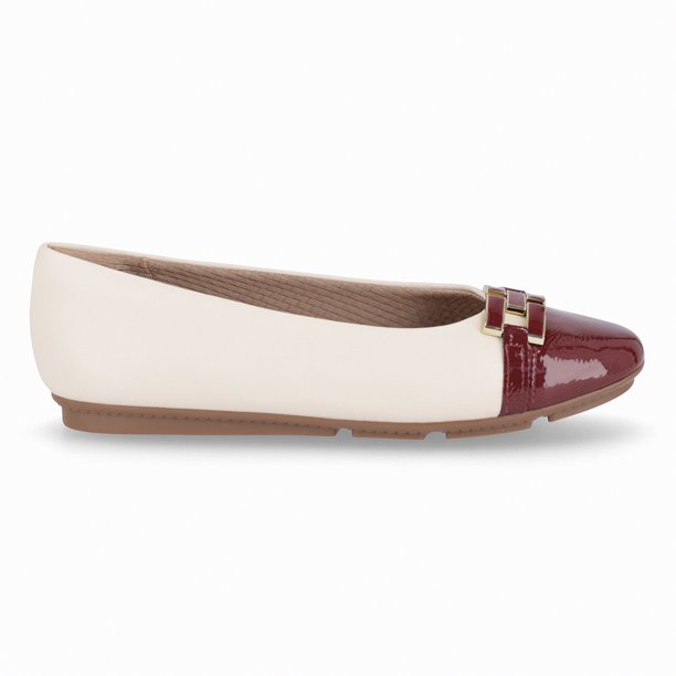 Ballerina Mujer Crema/Burdeo Michelle 05 Piccadilly