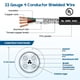 thumbnail image 2 of Cable Blindado Calibre 22 De 4 Conductores 7 6 M Cobre Puro, 2 of 6