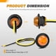 thumbnail image 2 of Luz LED Marcadora Lateral GOOACC 34 Pulgadas Ámbar 12V 10PCS, 2 of 3