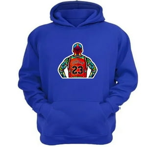 Genérico - Polerón Canguro 23 Con Capucha Azul Talla Xl Unisex