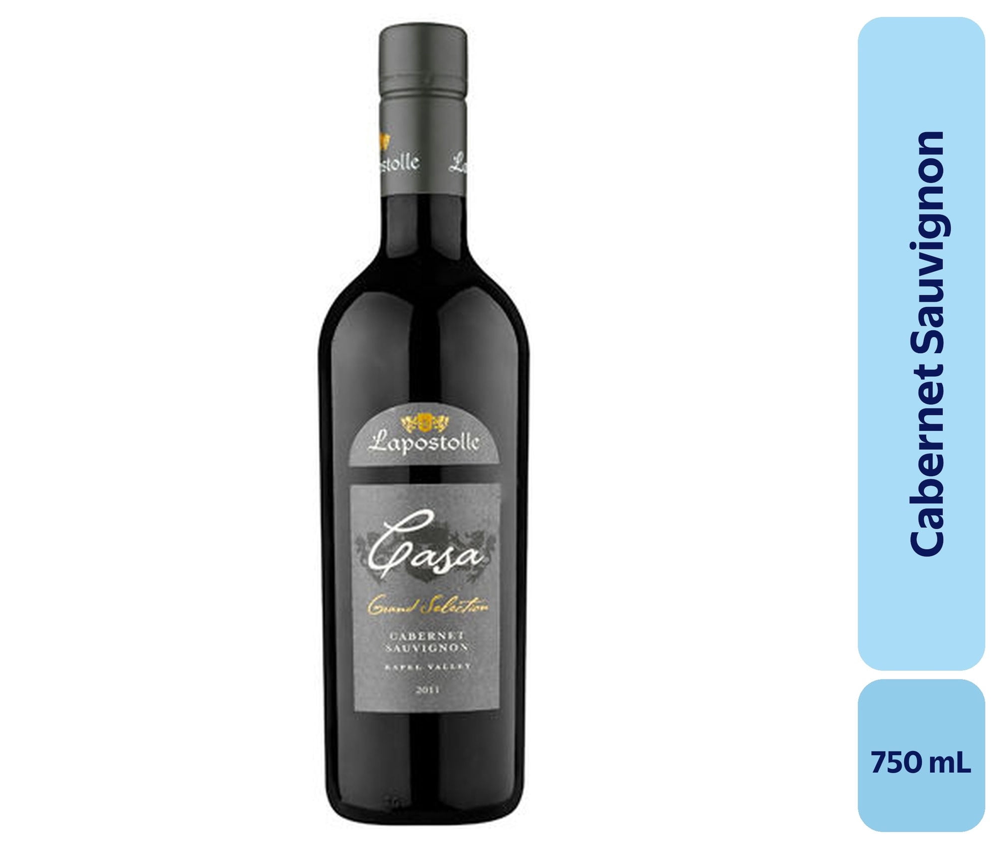 Vino Cabernet Sauvignon Botella 750 mL Lapostolle
