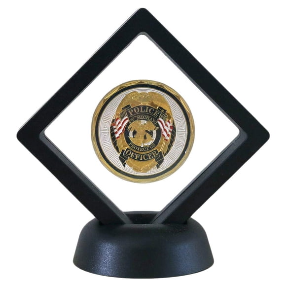 Marco Flotante Negro de 7 cm para Exhibir Monedas HillSpring