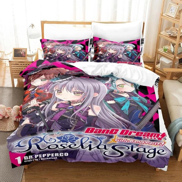 BanG Dream! Girls Band Party! Bedding Set Bed Set Adult Kid Bedroom Duvetcover Sets Bed Sheets