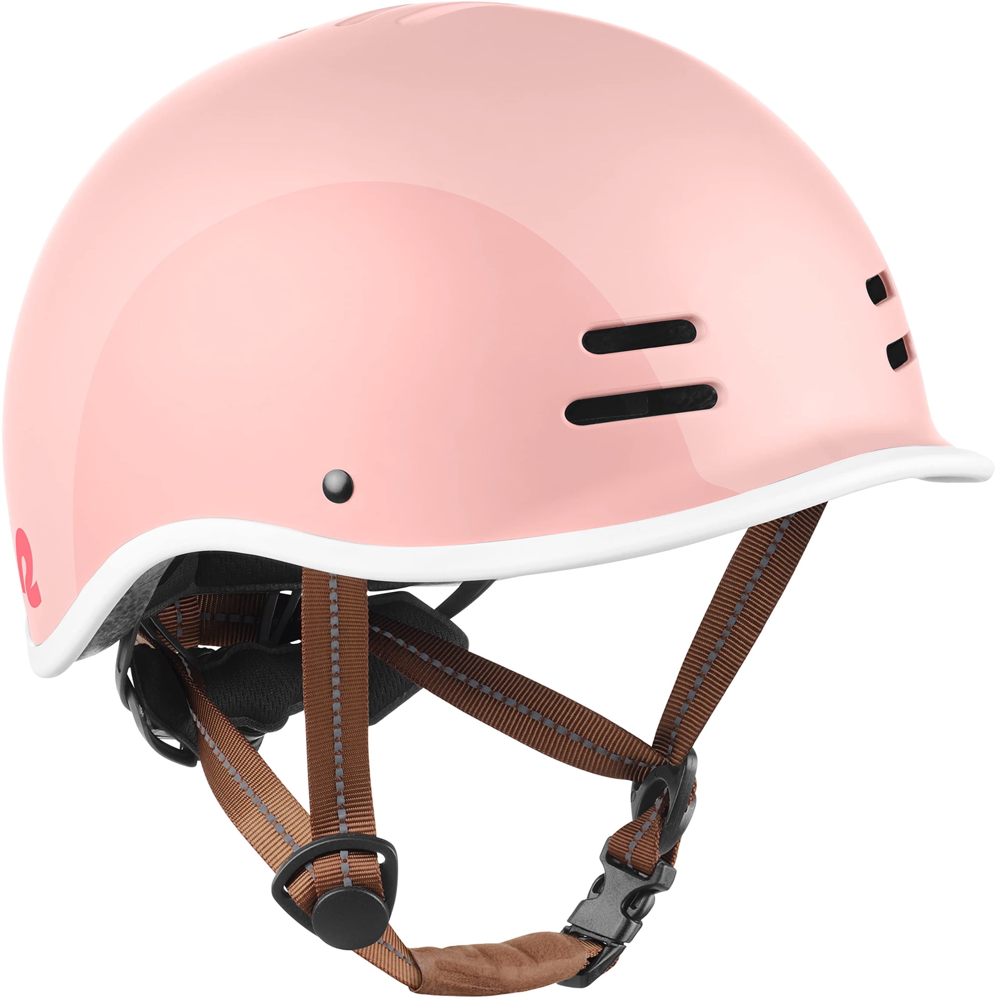 Casco De Bicicleta Retrospec Remi Para Niños Blush De 49 A 53 Cm Con Visera