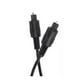 thumbnail image 2 of Cable De Audio Auxiliar Optico 3mts Negro, 2 of 5