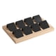 thumbnail image 1 of Exhibidor de Pendientes de Madera, Negro, 1 of 3