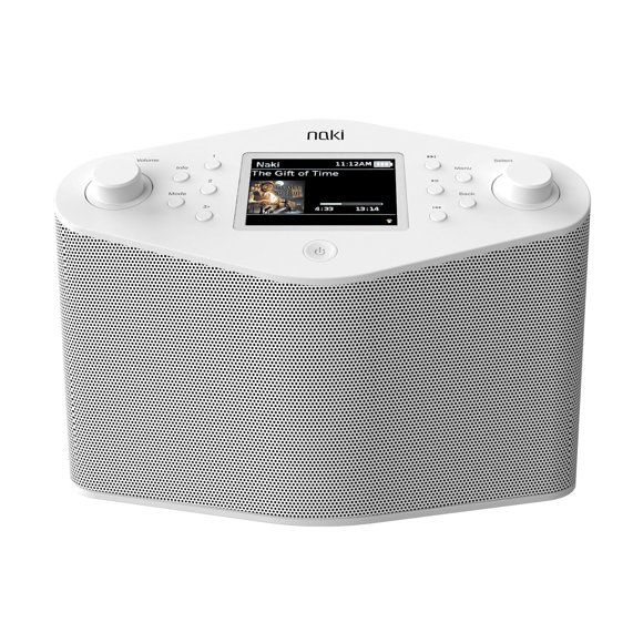 Parlante Naki Audio Pulse Max Bluetooth Doble Blanco