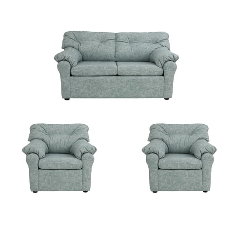 Muebles América - Living América 211 Cuero Auris Verde Agua