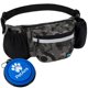 thumbnail image 1 of Riñonera para perro PetAmi Camuflaje negro con bolsa para premios, 1 of 7