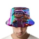 thumbnail image 4 of Mono Vivo Sombrero bucket para adultos, gorra de protección solar, sombrero de pescador plegable para viajes al aire libre, pesca y actividades de verano, 4 of 6