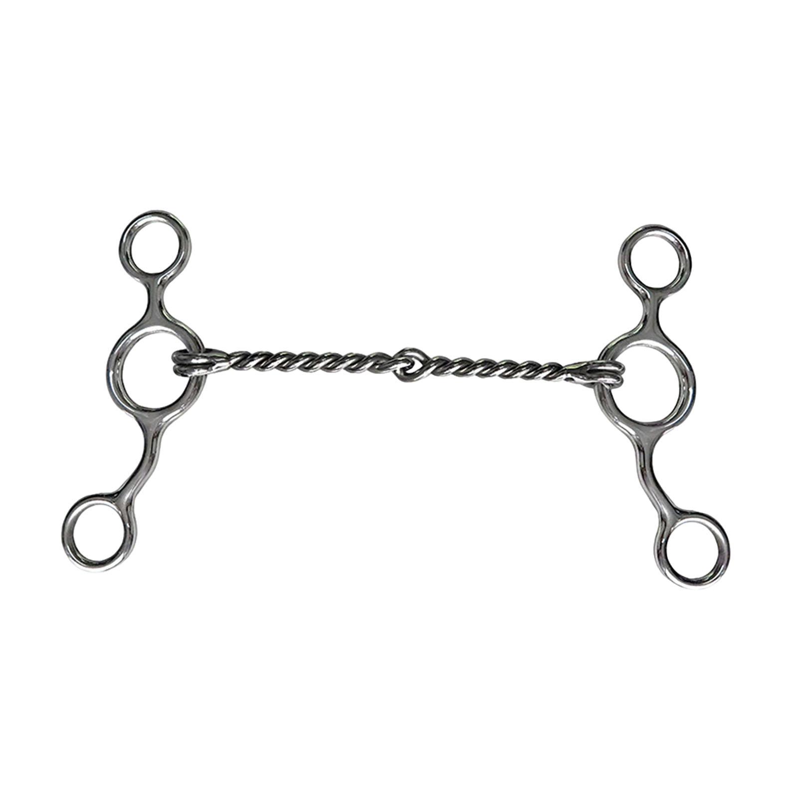 Magideal - Bocado De Acero Inoxidable Para Caballos, Boquilla Para Caballos, Bocado Para Caballos De Metal Resistente Y Ligero, Bocado En Forma De H Para Montar