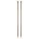 thumbnail image 1 of Uxcell 7mm Aguja de Tejer de Bambú Recta de Punta Simple 13.8 Pulgadas de Largo Agujas de Tejer de Madera para Suéter Talla US 10.5, 1 of 6