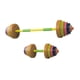 thumbnail image 3 of Juguetes para niños, mancuernas, barra educativa para niños mayores de 3 años, juego de pesas ajustable para levantamiento de pesas, multiusos para el Colores profundos, 3 of 5