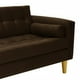 thumbnail image 4 of Sofa Retro 3c Felpa 01 Chocolate, 4 of 6