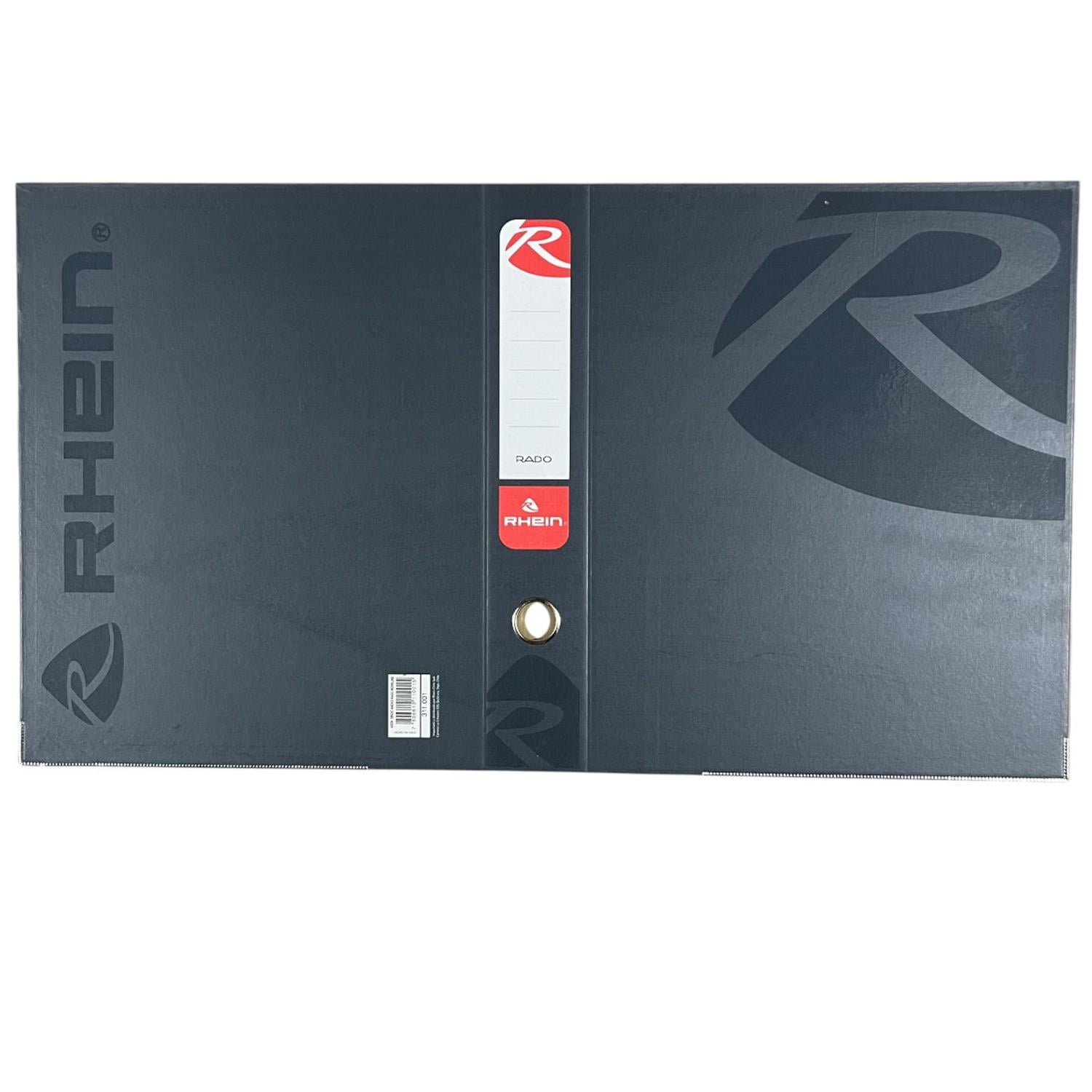 Flat Para Archivador Rhein Rado Negro Pack 50 Unidades