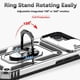 thumbnail image 5 of Funda Resistente Anillo Soporte iPhone 16e Privacidad Cámara Montaje Magnético Plata, 5 of 5