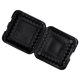 thumbnail image 4 of Contenedor de alimentos SINJEUN Pack de 70 unidades 20 × 20 × 7 cm negro, 4 of 7