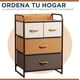 thumbnail image 2 of Cajonera Organizador Comoda 4 Cajones Metal Madera Tela, 2 of 9
