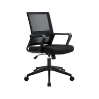 Arthome - Silla De Oficina Ejecutiva Paris Ergonomica Color Negro Bm 698