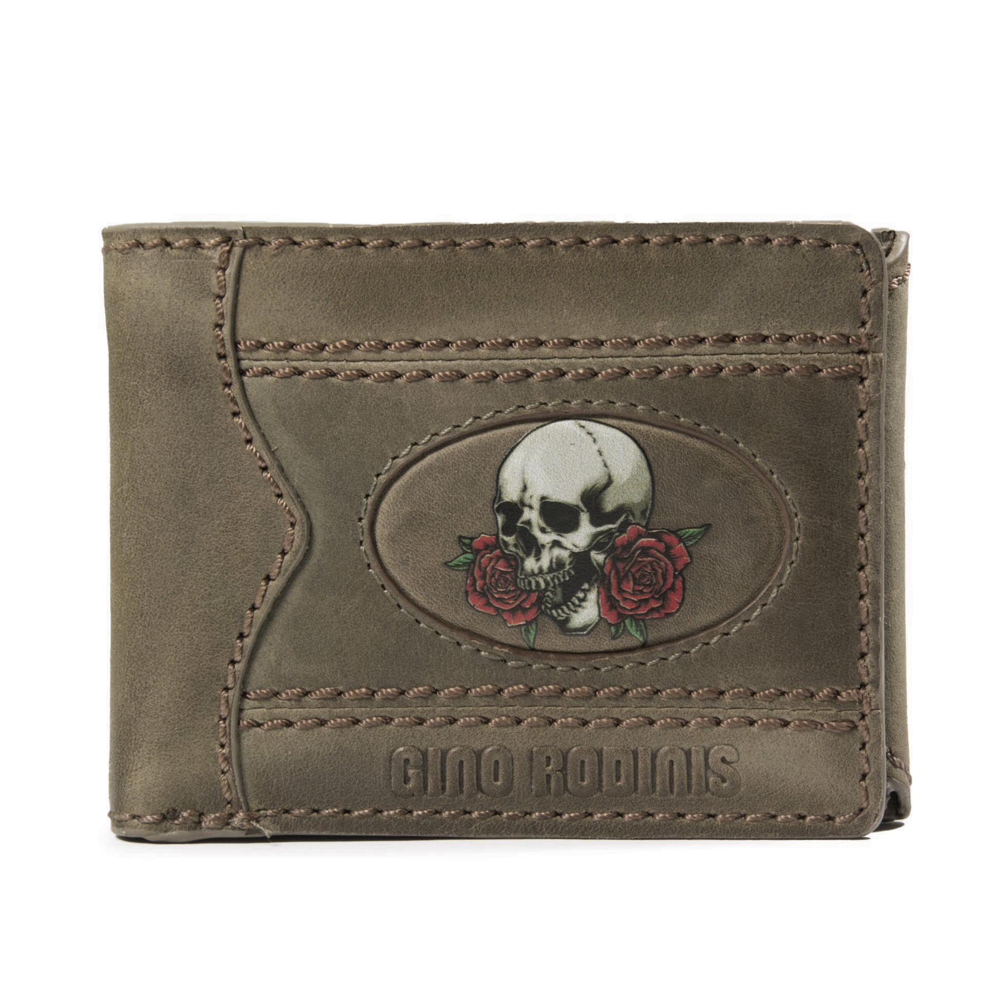 Gino Rodinis - Billetera Coco 991.2 Calavera / Verde