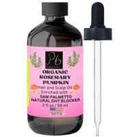 Aceite Capilar De Pomberries Orgánico, Romero, Palma Enana Americana Y Menta