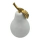 thumbnail image 2 of Figura Adorno De Pera Blanca Decorativa En Resina Moderna blanco, 2 of 4