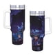 thumbnail image 4 of El Príncipe Dragón Vaso aislado de acero inoxidable con asa, diseño temático, regalo para familia, amigos y fans; incluye pajita y encaja en el portavasos estándar, 40 oz, 4 of 6