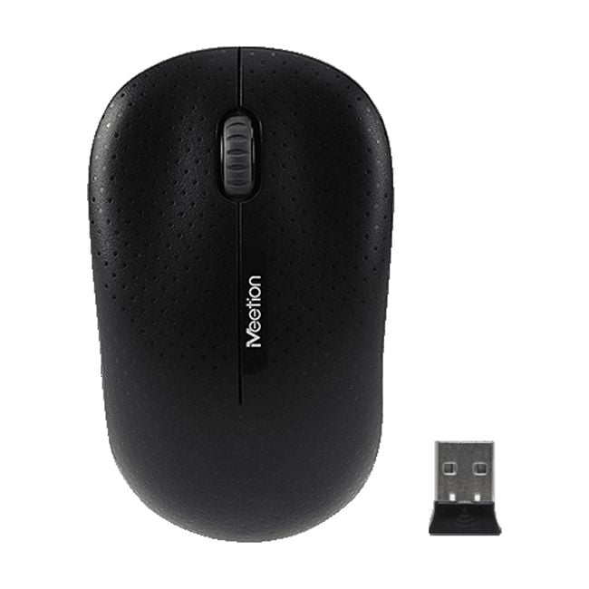 Mouse De Oficina Inalambrico Negro Meetion R545