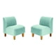 thumbnail image 1 of Set Poltrona Soft 1C Felpa 04 Verde Agua, 1 of 5