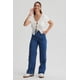 thumbnail image 4 of Jeans Mujer Calce Recto Cargo Amarra Azul, 4 of 4