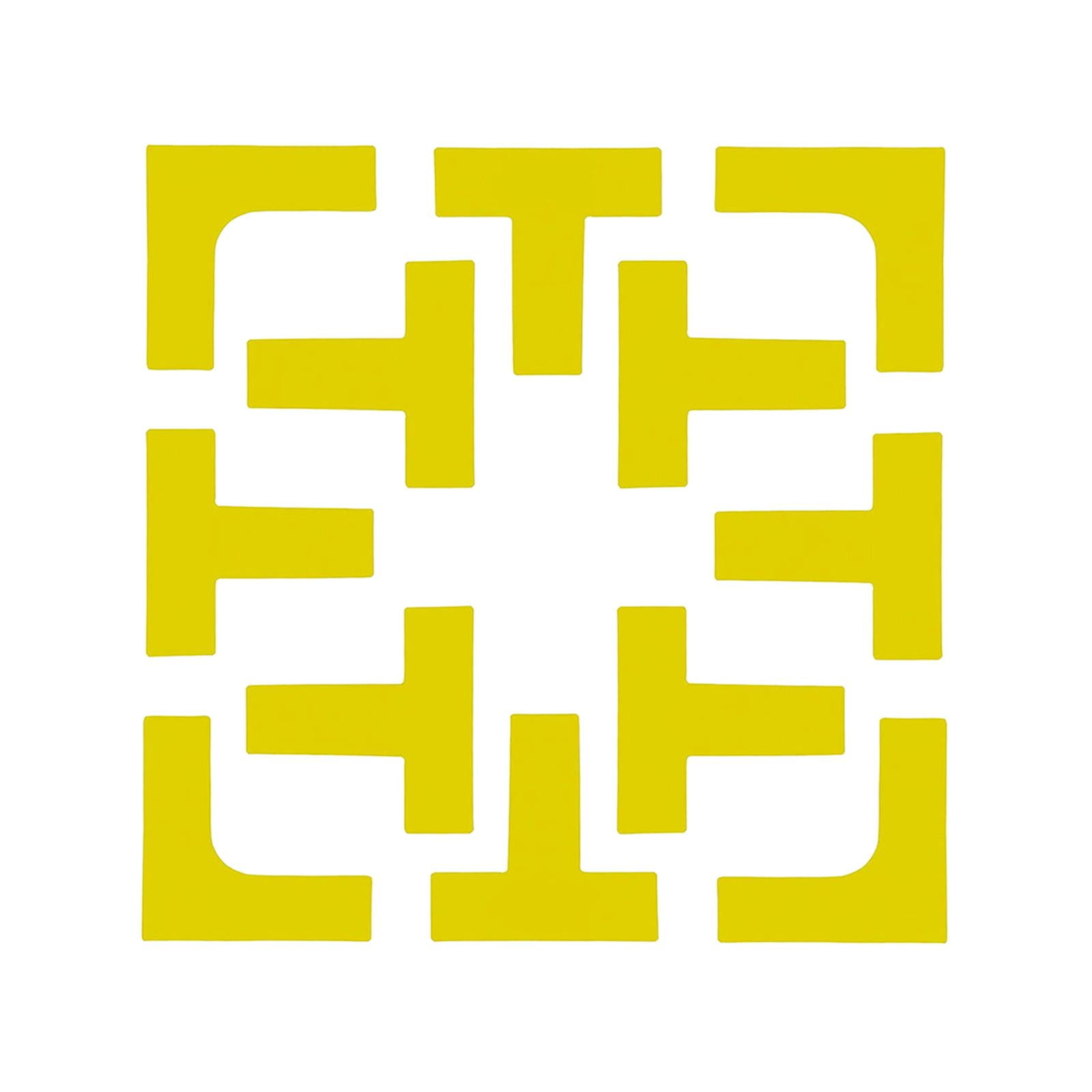 Magideal - Líneas De Marcador De Cancha De Pickleball, Marcadores De Límite, Líneas Amarillas, Juego De Marcado Al Aire Libre, Equipo, Línea De Cancha De Tenis,