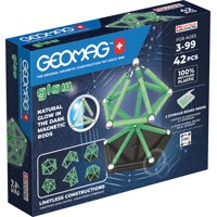 Geomag - Juego De Creacion Magnético Glow (42 Piezas) - Línea Ecológica