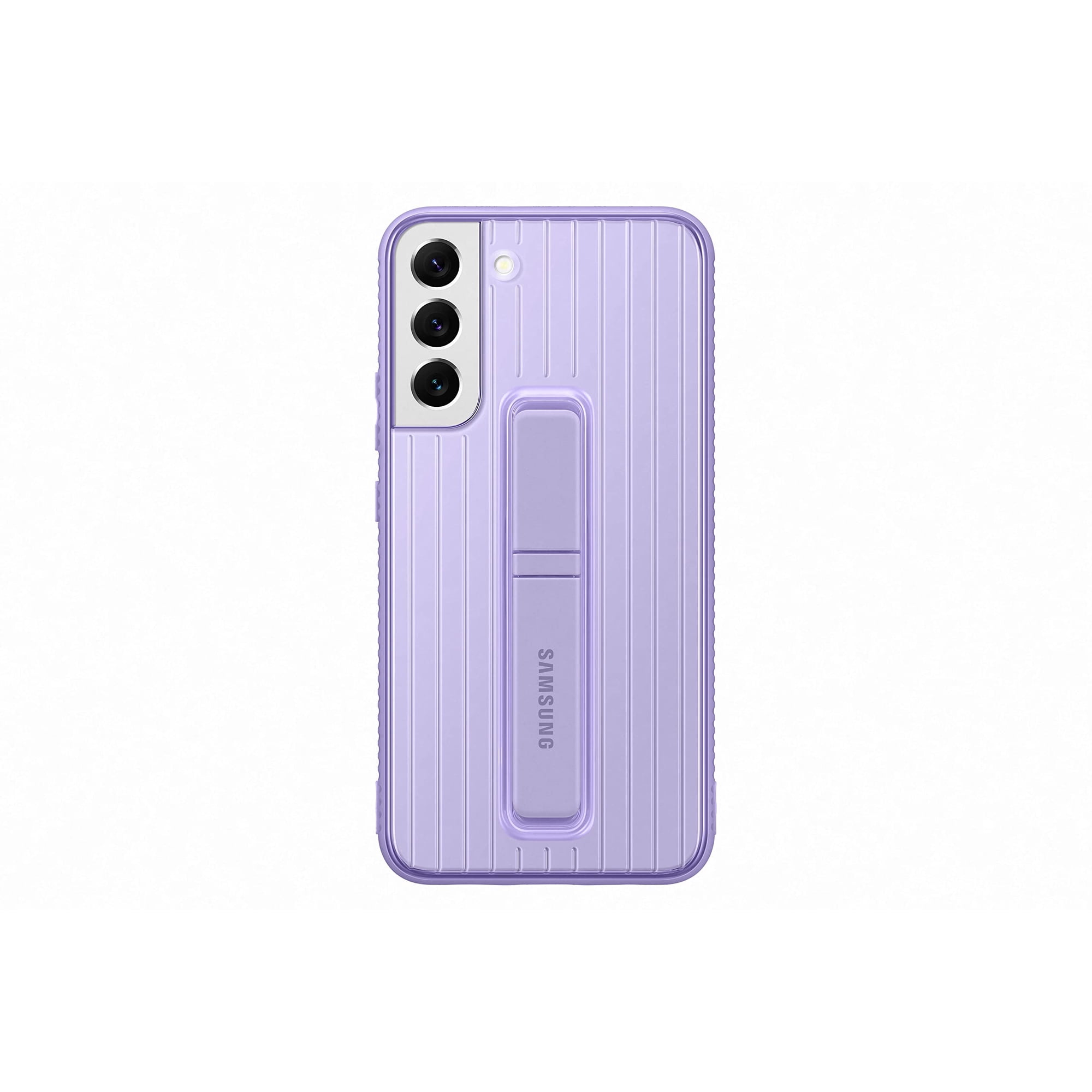 Funda Protectora Con Soporte Para Samsung S22+ En Lavanda Y Amarillo