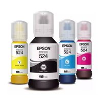 Pack Tintas Epson 524 Original N/M/C/Y
