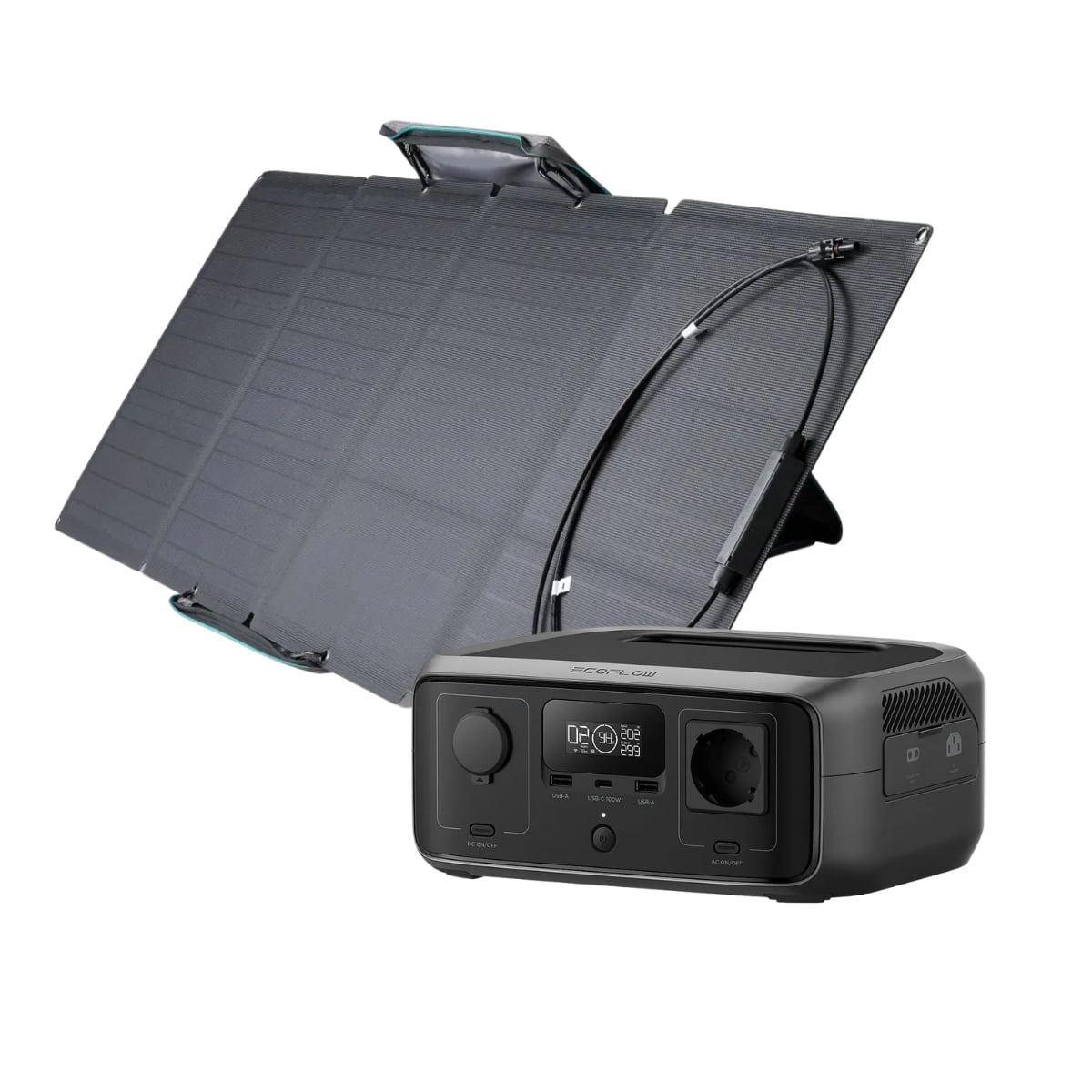 Ecoflow Generador River 3 245wh + Panel Solar 110w