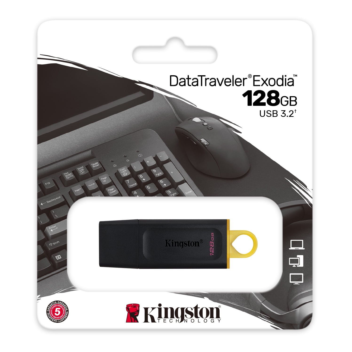 Kingston - Dtx/128gb Pendrive Exodia 3.2 - 128gb Open Box