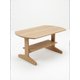 thumbnail image 4 of Mesa de Centro Moderna 100x60x45cm con Estante Abierto, Patas de Madera Sólida, Tablero MDF Impermeable, Fácil Montaje, para Sala de Estar, 4 of 6