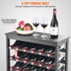 thumbnail image 3 of Botellero VEVOR modular para 42 botellas, madera de bambú, color negro, 3 of 3