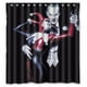 thumbnail image 1 of Cortina de ducha de Joker y Harley Quinn con ganchos (60 x 72 pulgadas), 1 of 3