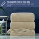 thumbnail image 2 of Toallon Grande De Baño Beige 100 X 140 Microfibra Playa De Mano Az, 2 of 9