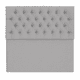 thumbnail image 2 of Respaldo De Cama 2 Plazas Gris Claro Capitone, 2 of 3