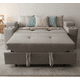thumbnail image 3 of Sofá Cama Elite 2 Plazas con Portavasos y Baúl Lateral | Gris Claro | Camila Home, 3 of 6